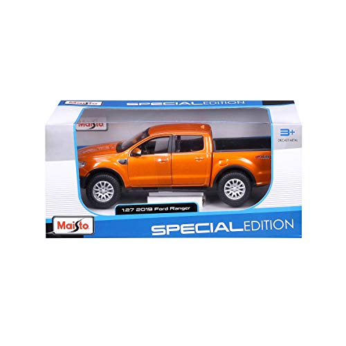 Maisto Ford Ranger '19 1:27 - Modelo de Coche, Color Naranja