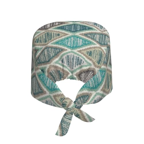 Image of Unisex Adjustable Surgical Sweatband - Elastic Bandage Cap - Scrub Caps for Nurse Working Cap