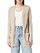 Produktbild Vila Damen Viril L/S Open Knit Cardigan-noos Strickjacke, Beige (Natural Melange Natural Melange), S EU
