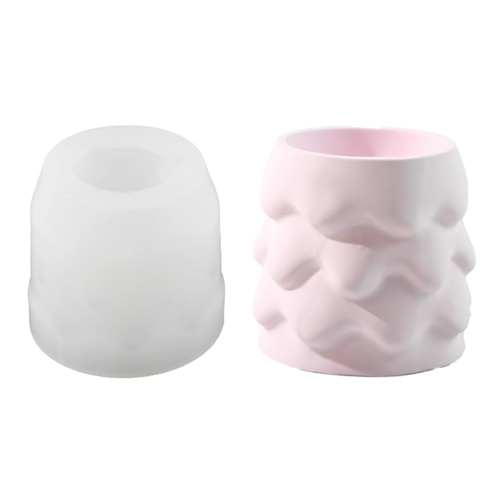 CTRLZS DIY Christmas Tree Candle Cup Silicone Mold Aromatherapy Gypsum Candle Holder Pendant Resin Epoxy Mold Home Decoration