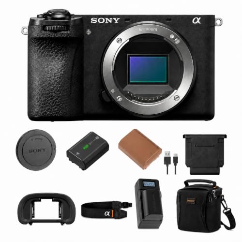 Image of Sony Alpha a6700 Mirrorless Camera Body Bundle with Shoulder Bag, Extra Battery, Charger, Sony 1 Year Limited Warranty