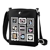 FUNYSO NICU Umhängetasche für Krankenschwestern, Neonatal, Intensivstation, Geschenk für RN, Arzt, Krankenschwester, Wertschätzung, Neugeborene, Krankenpflege, Umhängetasche, Black Nicu Cr UK, 0