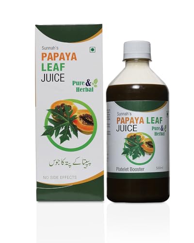 Image of Papaya Leaf Juice - 500ml (Blood Platelets, Immunity Support, Digestion Aid and Fever Relief)