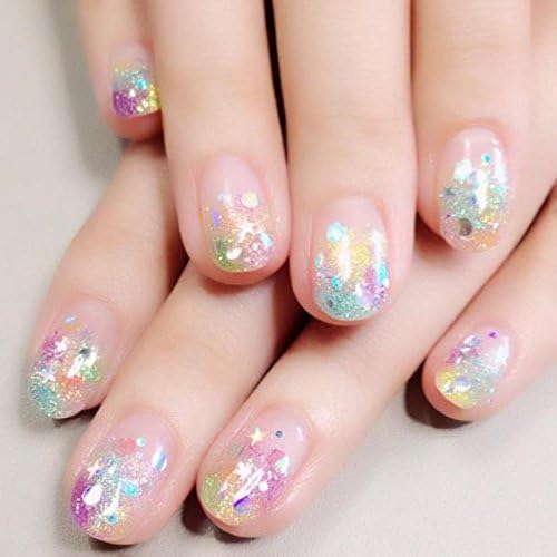 Glitzerstreuer für Kinder von Xshelley, zum Basteln, Karten herstellen, Dekorieren, 12 sortierte Farben