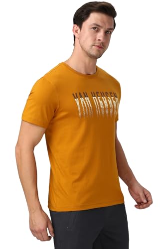 Image of Van Heusen Men's Athleisure Graphic T-Shirt - Comfortable Crew Neck| Soft Breathable Cotton Blend | Casual Wear Style | Summer Favorite | Style 60054