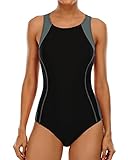 CharmLeaks Women's Pro Athletic One Piece Swimsuit Racerback One Piece Swimwear