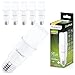Produktbild Lumiled 6x E27 LED Lampen Stabform 10W (75W) LED Stick Birnen Glühbirne 1055lm Warmweiß 3000K Maiskolben Leuchtmittel Energiesparlampe Blendfreie Beleuchtung für Leselampe T36 Stablampe