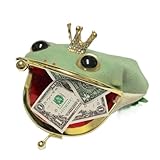 Frosch Münztasche - Modische Frosch-Geldbörse Für Damen Herren,Stilvolle Kompakte Niedliche Cosplay Anime Mini-Tasche Für Erwachsene Jugendliche Mädchen