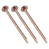 Clavos de cobre de 65 mm y 75 mm para matar tocones de árbol, accesorios de eliminación de raíces, 20/30/40/50 unidades, paquete de clavos de cobre sólido para quitar tocones Compat(A)