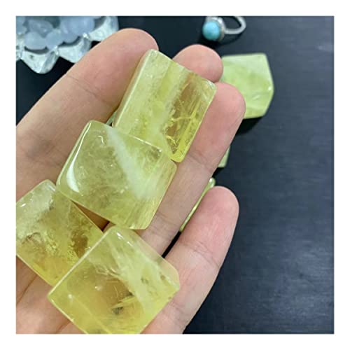Cristal amarillo natural 1 kg piedras de topacio decoración hogar y jarrones 2