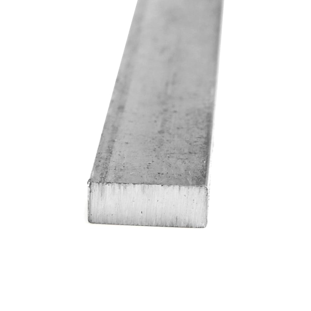 1018 Carbon Steel Rectangular Bar, Unpolished (Mill) Finish, Cold Finish, ASTM A108, 1/2" Thickness, 7/8" Width, 48" Length, OnlineMetals