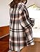 Oversized Flannel Dress for Women - Long Sleeve Plaid Oversized Blouse Tops (B4,L)