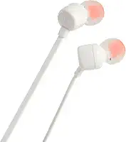 Fone de Ouvido JBL Tune 110 Intra-Auricular Branco - JBLT110WHTAM