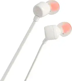 Fone de Ouvido JBL Tune 110 Intra-Auricular Branco - JBLT110WHTAM