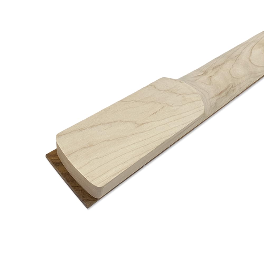 Wymiana szyi gitary z dużą główką, 22 progi, 76 cm, wysokiej jakości klon z podstrunnicy z palisandru, prawa ręka, śruba na pięcie (biały kwadrat)