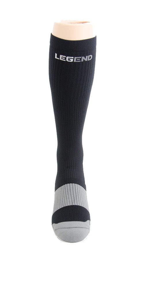 LEGEND Compression Performance Socks - Unisex | Designed for Running, Triathlon and all Sports | Proudly Made in the USA
