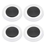 PATIKIL 4 Pcs Joystick De Jeu Mobile Pour Téléphone, Joystick De Contrôle Tactile Spiralé Pour Écran Tactile Avec Boîte De Rangement Pour Mobile Tablet Smart Phone, Blanc