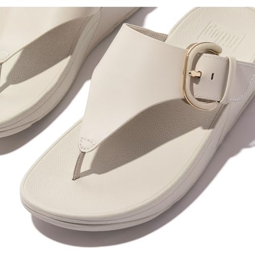 Image of FitFlop Women's, Lulu Resin Buckle Thong Sandal