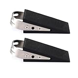 【Matière Caoutchouc Durable】 Caoutchouc épais de haute qualité - inodore et résistant à l'usure. Protège efficacement sols et portes sur le long terme.