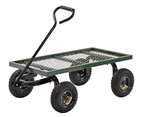 Sandusky - FW3820 Lee FW Steel Crate Wagon, Green, 1000 lbs Load Capacity, 14-1/4" Height, 38" Length x 20" Width #1