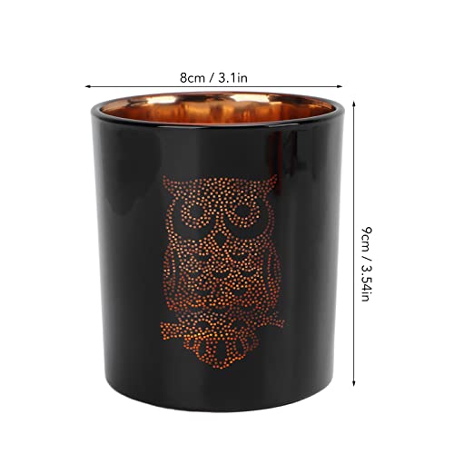 Set of 36 Clear Mercury Glass Tea Light Holders, Elegant Votive Candle Holders for Weddings, Showers, and Home Decor