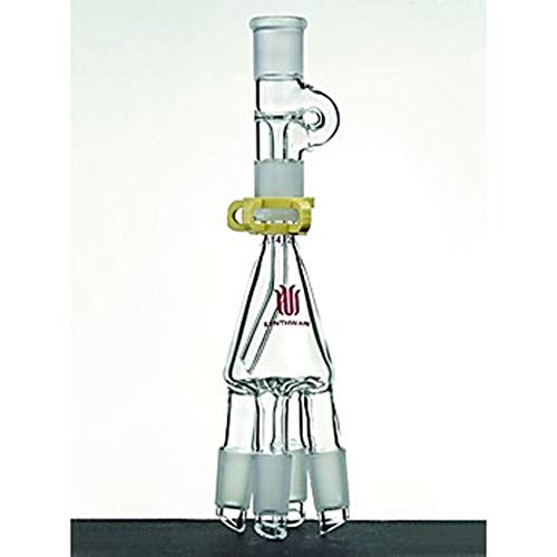 Adaptateur de distillation coudé Synthware 19/22 A581922 connecteur en verre