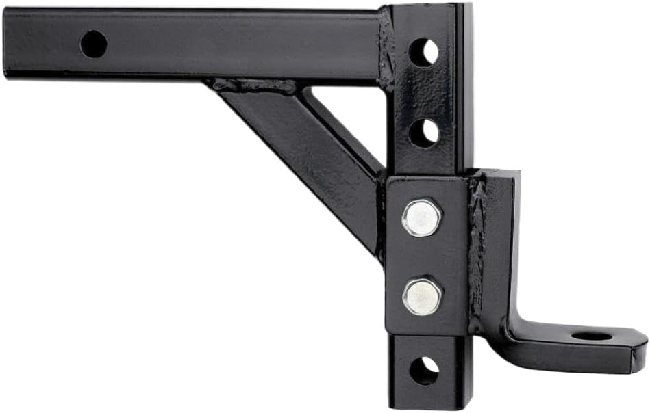 10 Inch Adjustable 4 Level Drop Hitch Ball Mount for 2 Inch Receiver Tow RV Camper Caravan Motorhome Trailer Accessories