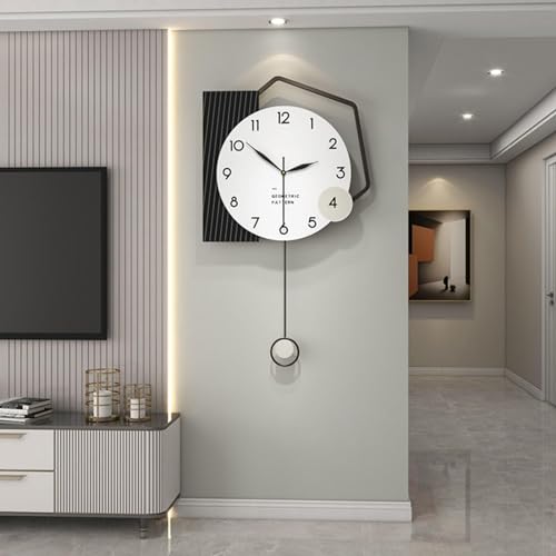 Horloge murale à pile, grand cadran d'art moderne pour votre déco - 6