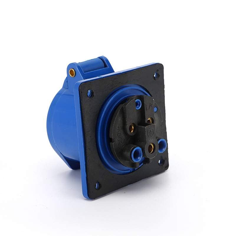IEC60309 Waterproof CEE Industrial Connector Socket 3Pin 16A 250V 2P+E IP44 (Type-6
