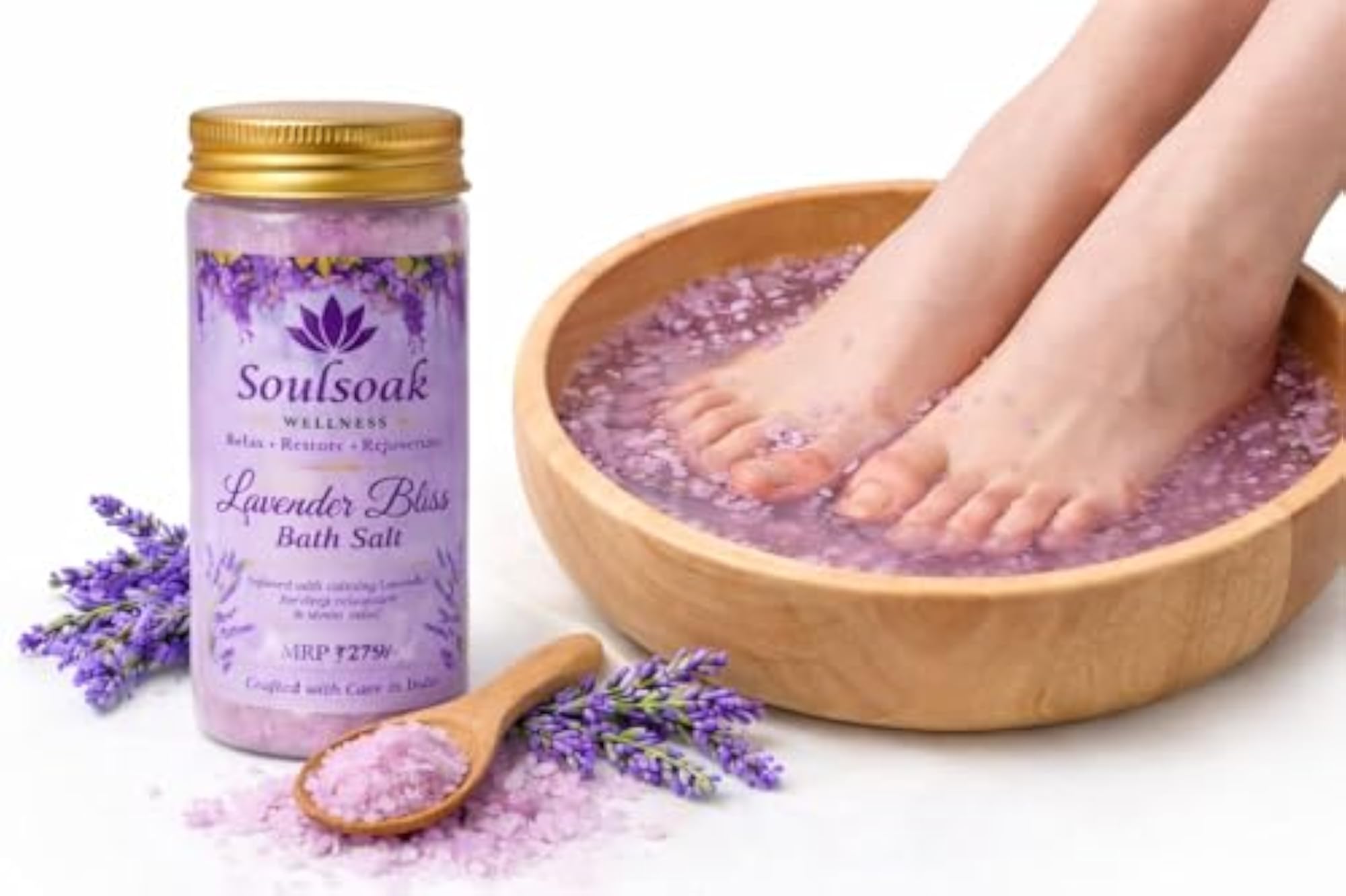 Lavender Bliss Bath Salt 200g | Bath Soak