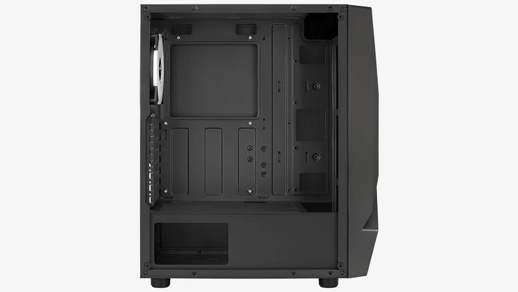 Caja Media Torre ATX AeroCool Scape V2 RGB con Panel acristalado, Color Negro