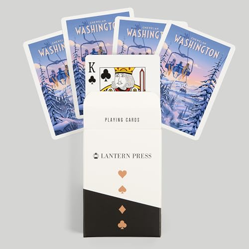 Lantern Press Baraja de Póker 52 cartas para adultos miniatura 6