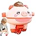 Gyroscope Unicycle - Pig Tightrope Walker Balance Robot | Balance Walking Interactive Learning Toy, Funny Novelty selff Balancing Monowheel Smart Electric Wheel for Kids Skills Development