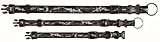  Trixie Modern Art Hundekönig Halsband, M–L: 35–55 cm/20 mm, schwarz