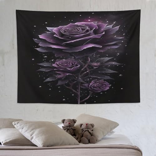 Tapisserie murale rose DCCCY pour habiller un grand mur blanc de chambre