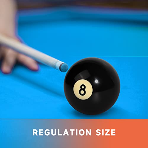 Gse 2-1/4" Regulation Size Billiard #8 Pool Ball Replacement Eight Ball For Billiard Pool Table, Billiards Accessories #TOP3