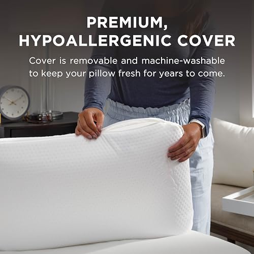 Tempur-Pedic Memory Foam Symphony Pillow Luxury Soft Feel, Standard, White by Tempur-Pedic - Image 5