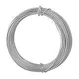 【Fácil de usar】 El cable del marco de imagen es fácil de cortar en muchos tamaños diferentes para satisfacer sus necesidades.También se puede aplicar a hardware de sujetador, como tubos de engarce, ganchos colgantes y anillos D.