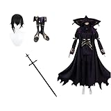 [YUASEN] 陰の実力者になりたくて！ シド・カゲノー/シャドウ コスプレ衣装+ウィッグ+ 靴 二次会 演出ハロウィン かくさん お盆 プレゼント 祭り 祝日贈り物 コスチューム クリスマス イベント パーティー 文化祭/舞台/日常装/ハロウイーン衣装/仮装/変装 (衣装)