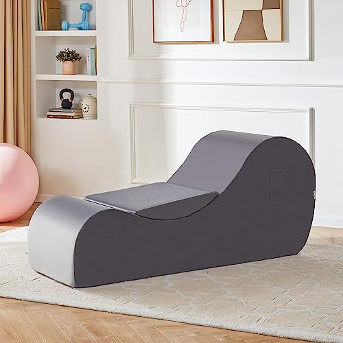 Lazyzizi Yoga Chaise Lounge for Exercise, Relaxation,Stretching, Cuverd