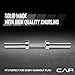 CAP Barbell 2' Solid Olympic Dumbbell Handle, No Collars, Chrome (New Version)