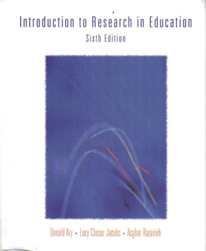 ARY DONALD INTRODUCTION TO RESEARCH IN EDUCATION visual data 4