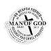 (3Pcs) Man of God Stickers, Cross Nails Jesus King of King Sticker 2" Christian Bible, Religious Waterproof Die-Cut Vinyl Sticker for Kindle Laptop Water Bottles Phone Decal Gift for Her Him 2 Inches