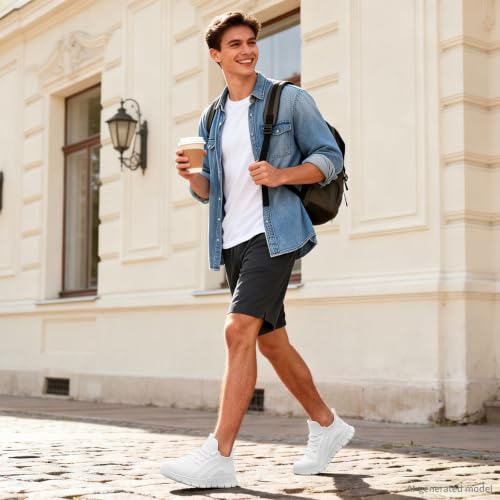 Image of Mens Running Shoes Walking Sneakers Tennis Gym Slip on Shoe | Non Slip | Workout | Breathable | Lightweight | Casual | Athletic