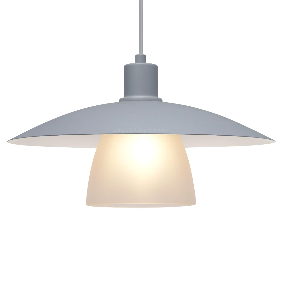 Grey Frosted Glass Modern Ceiling Pendant Light H3130