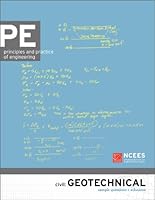 PE Civil: Geotechnical Sample Questions and Solutions 1932613625 Book Cover
