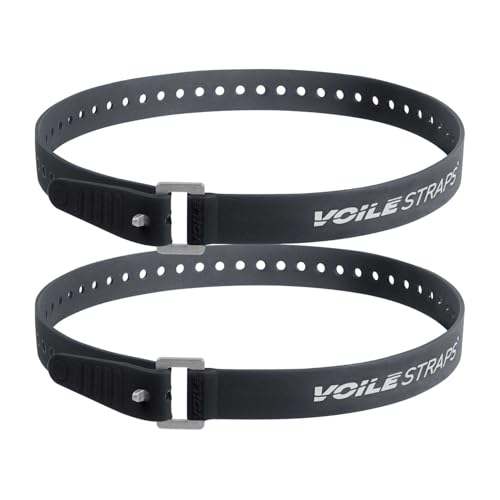 Voile Straps XL Series Aluminum - Industrial 2 Pack - 32in (Black)