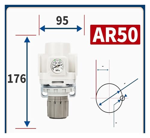 Vanne de réduction de pression AR50-06BE-B traitement air comprimé