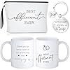 Havawish 3 Pcs Best Officiant Ever Gift Officiant Proposal Gift Officiant Makeup Bag Cosmetic Bag Thank You Coffee Mug 11 oz Novelty Mug Appreciation Keychains for Wedding Party Proposal Bridal Shower