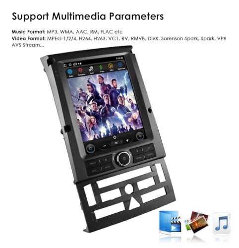Autoradio pour Peugeot 407 Android 13 écran tactile 9.7 pouces